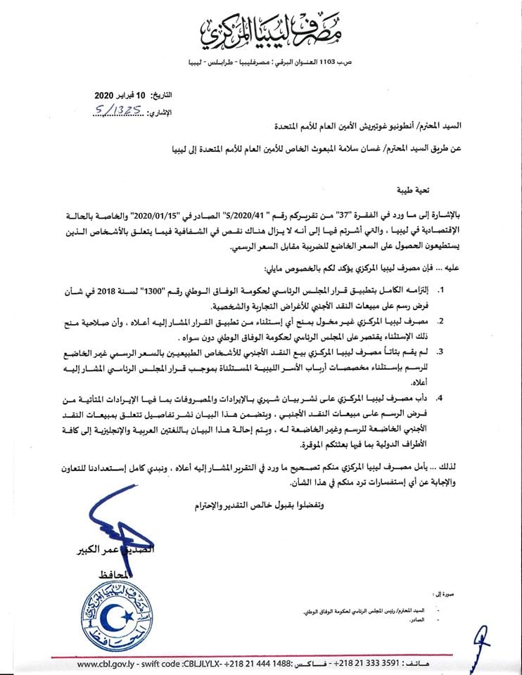مراسلة السيد المحافظ 1
