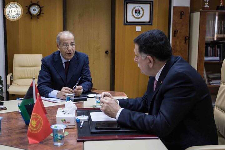 إجتماع محافظ مصرف ليبيا المركزي بالمجلس الرئاسي